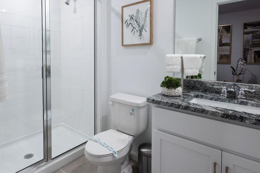 Furnished interior view inside a new home in , Kissimmee (Image 13). Furnished interior view inside a new home in , Kissimmee (Image 13).