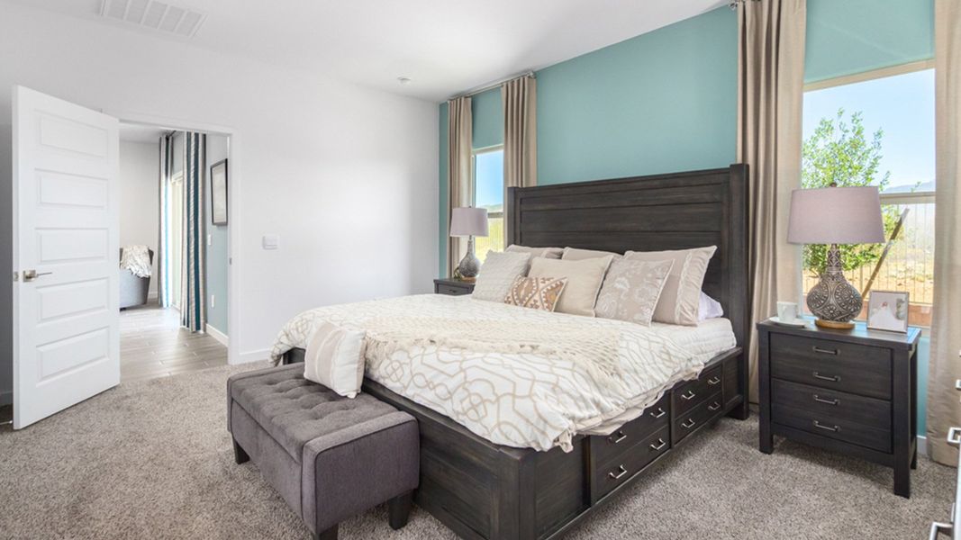 Furnished interior view inside a new home in Saguaro Bloom, Marana (Image 15).