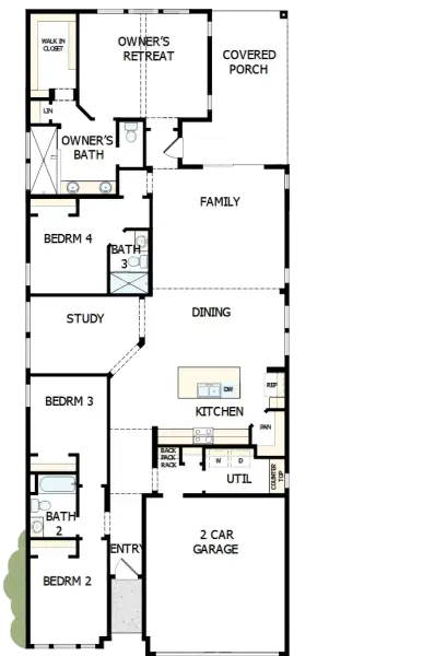 2D floor plan layout of this home in Elyson - Reserve Collection, Katy, TX (Image 4). 2D floor plan layout of this home in Elyson - Reserve Collection, Katy, TX (Image 4).