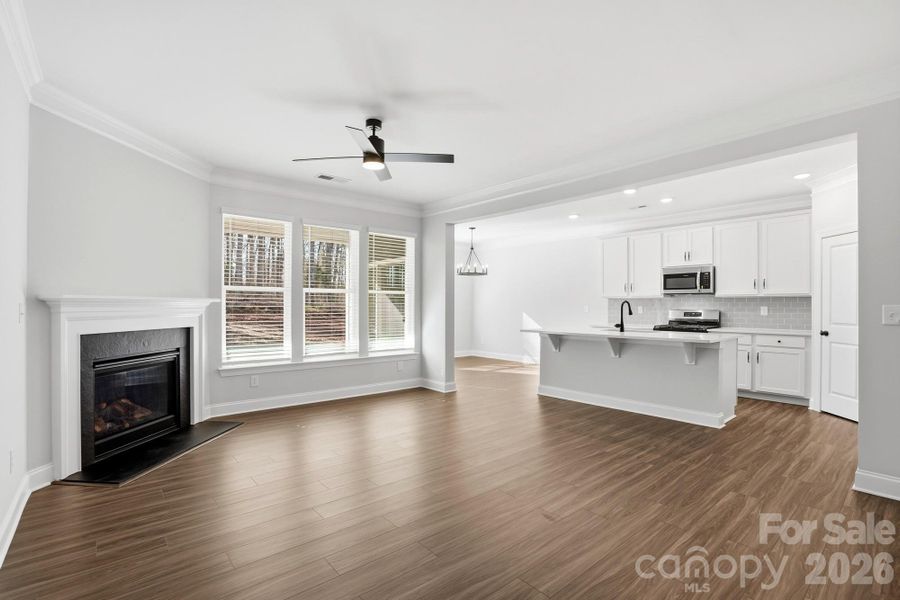 Spacious, unfurnished interior of a new home in Villas at Prestwick, Mooresville (Image 20).