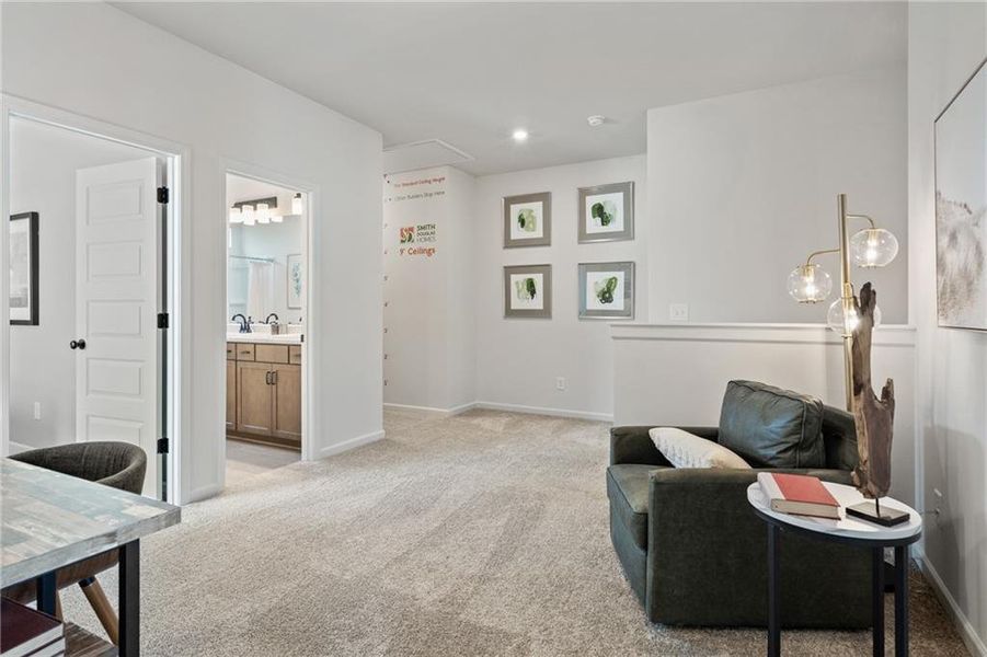Furnished interior view inside a new home in Oakmont, Dallas (Image 20).