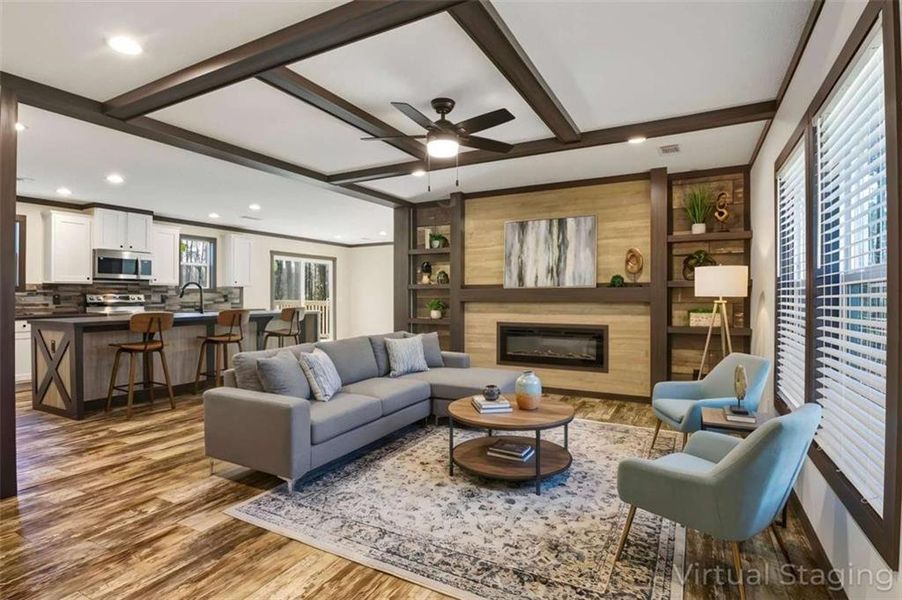 Furnished interior view inside a new home in , Eatonton (Image 4).