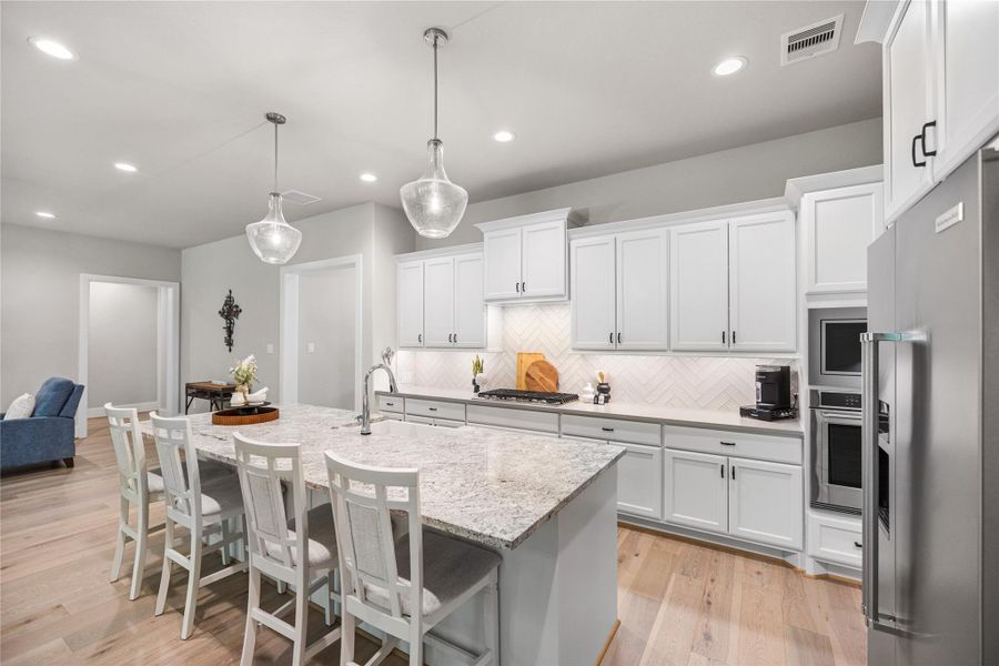 Furnished interior view inside a new home in Ridgelake Shores, Montgomery (Image 19).