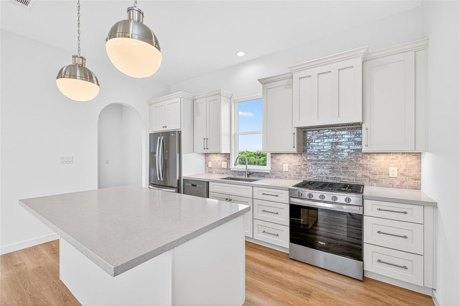 Furnished interior view inside a new home in , Galveston (Image 5).