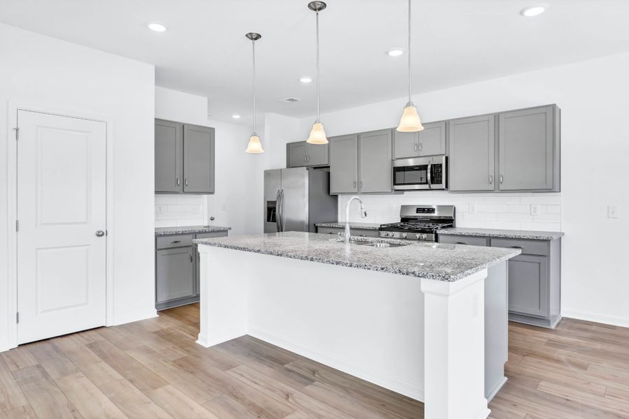 Furnished interior view inside a new home in The Oaks, Clarksville (Image 5). Furnished interior view inside a new home in The Oaks, Clarksville (Image 5).