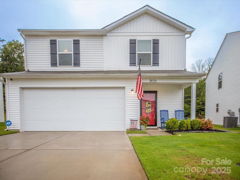 Front exterior of a new home in , Salisbury, NC, highlighting curb appeal (Image 2).