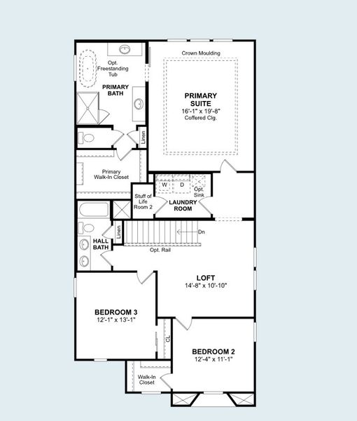 2D floor plan layout of this home in Manor at Legacy Place, Peoria, AZ (Image 3). 2D floor plan layout of this home in Manor at Legacy Place, Peoria, AZ (Image 3).