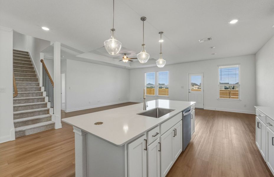 Furnished interior view inside a new home in Saddleback at Santa Rita Ranch, Liberty Hill (Image 12).