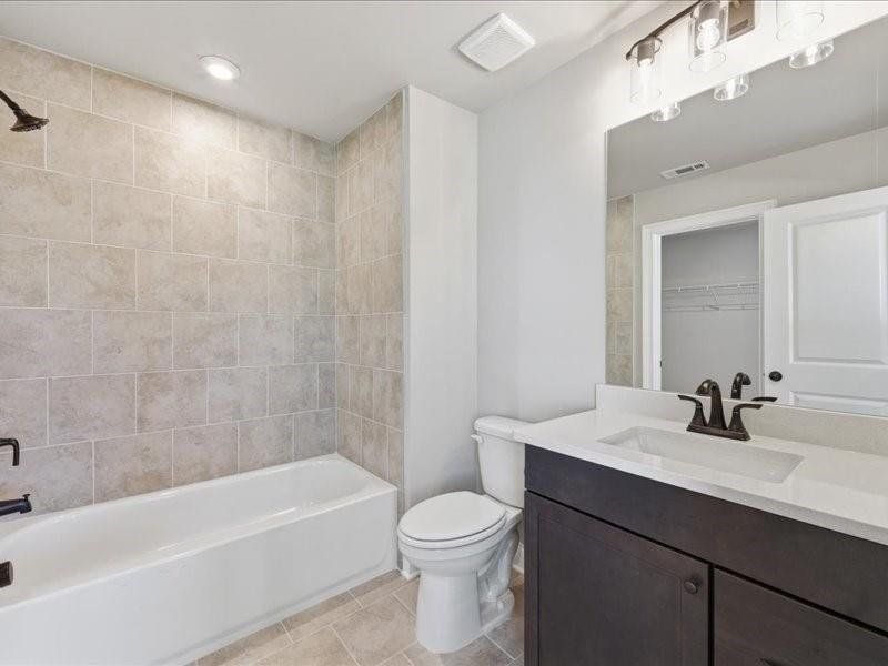 Furnished interior view inside a new home in Ford Landing, Acworth (Image 36).
