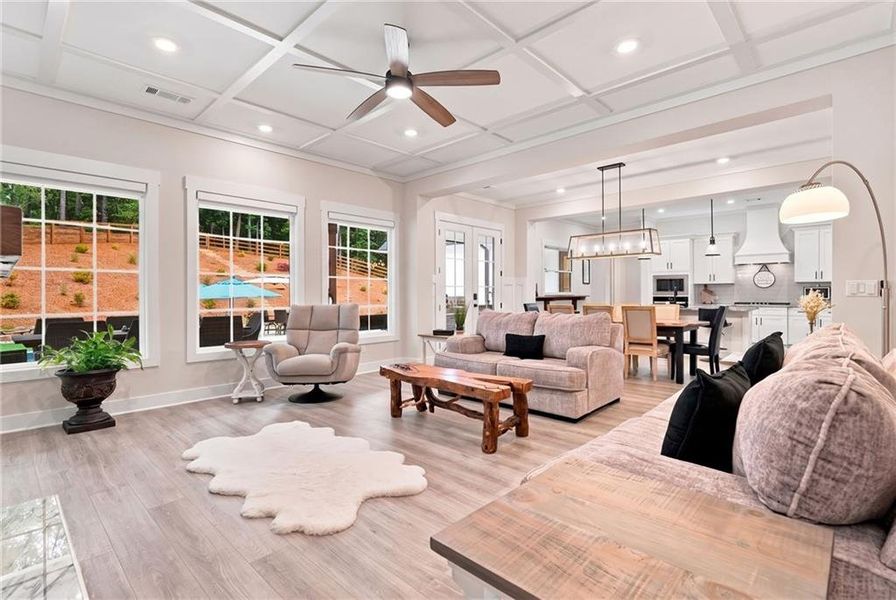 Furnished interior view inside a new home in , Ball Ground (Image 61). Furnished interior view inside a new home in , Ball Ground (Image 61).