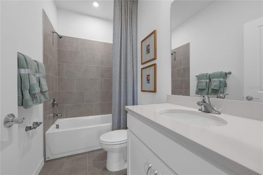 Furnished interior view inside a new home in Green Leaf, West Melbourne (Image 35).