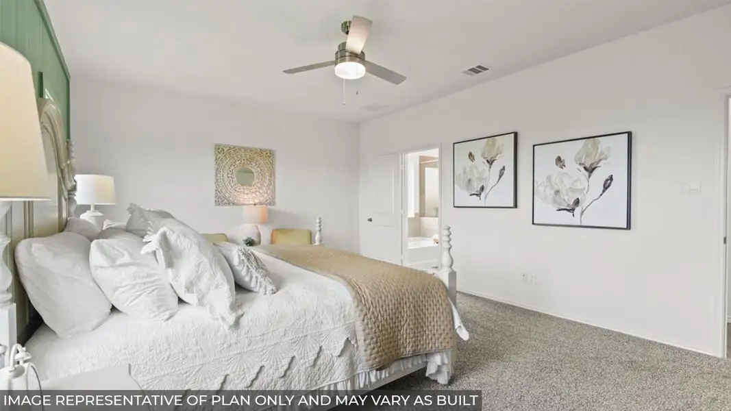 Furnished interior view inside a new home in River Ranch Meadows, Dayton (Image 14).