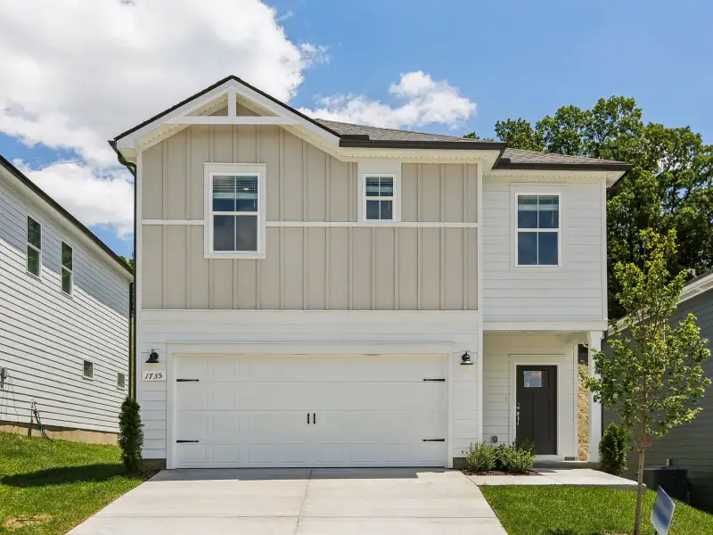 Representative exterior photo of a completed home built from the Dallas by Meritage Homes in Greystone - Ridge Series, Smyrna, TN (Image 1).