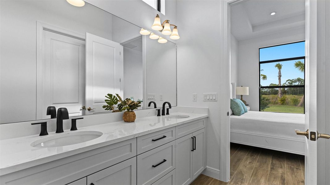 Furnished interior view inside a new home in PGA Village Verano, Port St. Lucie (Image 11). Furnished interior view inside a new home in PGA Village Verano, Port St. Lucie (Image 11).