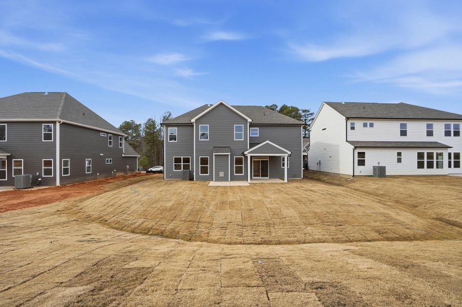 Exterior details and patio area of a home in Carrington, Stanley (Image 36). Exterior details and patio area of a home in Carrington, Stanley (Image 36).