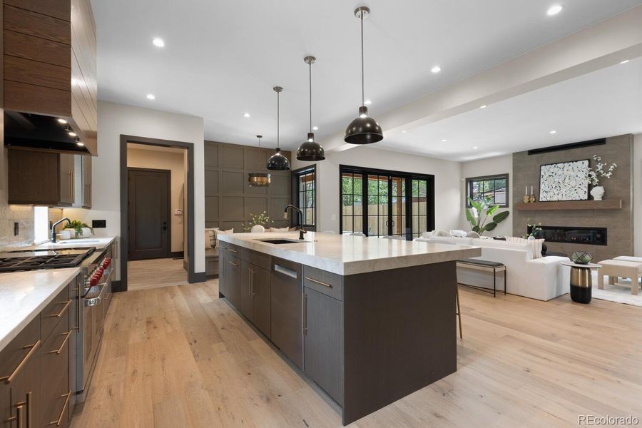 Furnished interior view inside a new home in , Denver (Image 35).