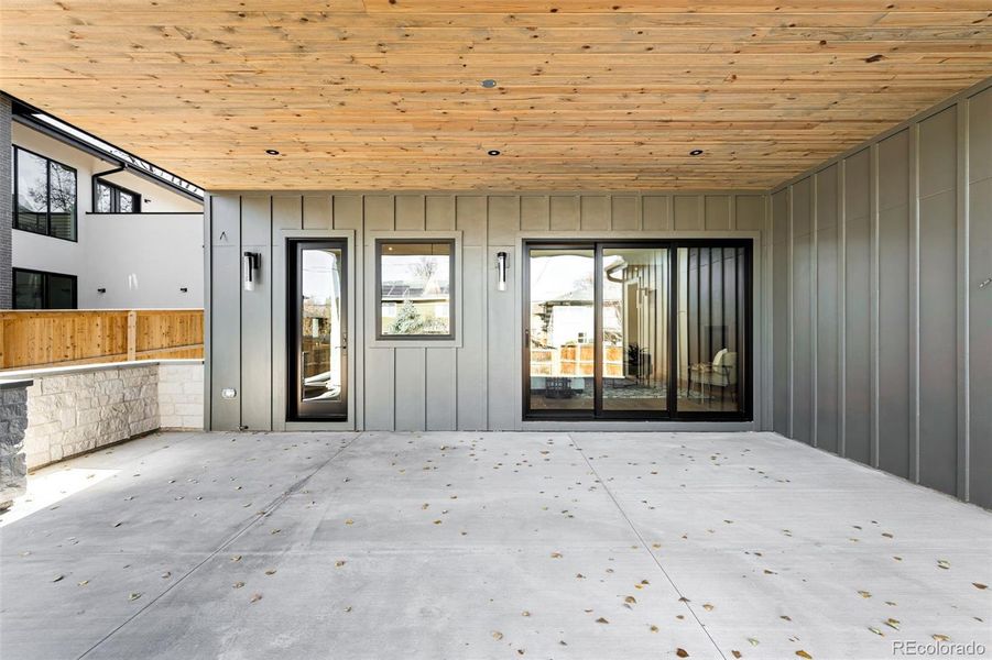 Exterior details and patio area of a home in , Denver (Image 28).
