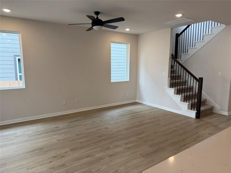 Spacious, unfurnished interior of a new home in Cannon Ranch 45s, Dripping Springs (Image 22). Spacious, unfurnished interior of a new home in Cannon Ranch 45s, Dripping Springs (Image 22).