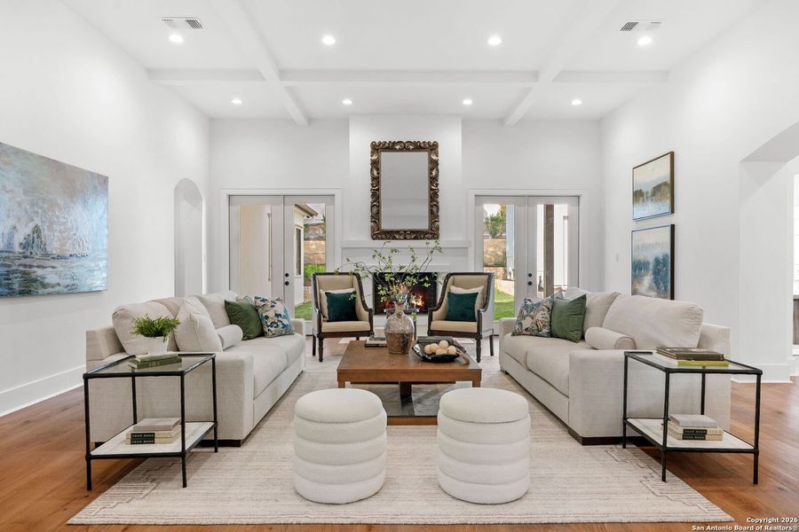 Furnished interior view inside a new home in , Terrell Hills (Image 33).