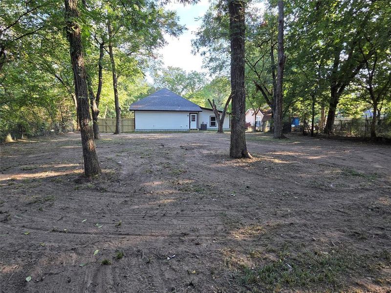 View of Home from Large Back Yard. View of Home from Large Back Yard.
