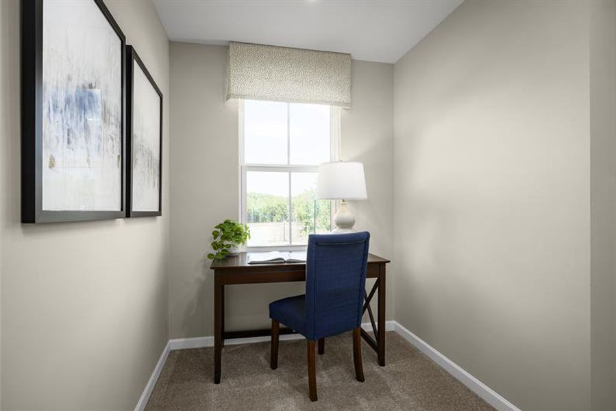 Representative furnished interior of a home built from the Sequoia by Ryan Homes in Laney Farms, Pageland (Image 10).