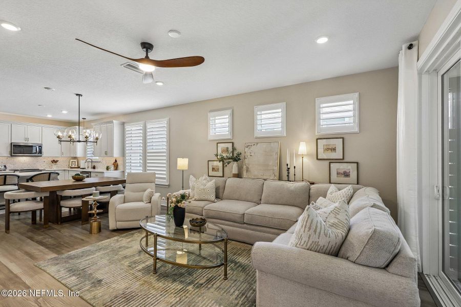 Furnished interior view inside a new home in Del Webb Nocatee, Ponte Vedra (Image 10).