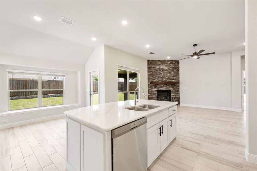 Furnished interior view inside a new home in Devonshire, Forney (Image 10).
