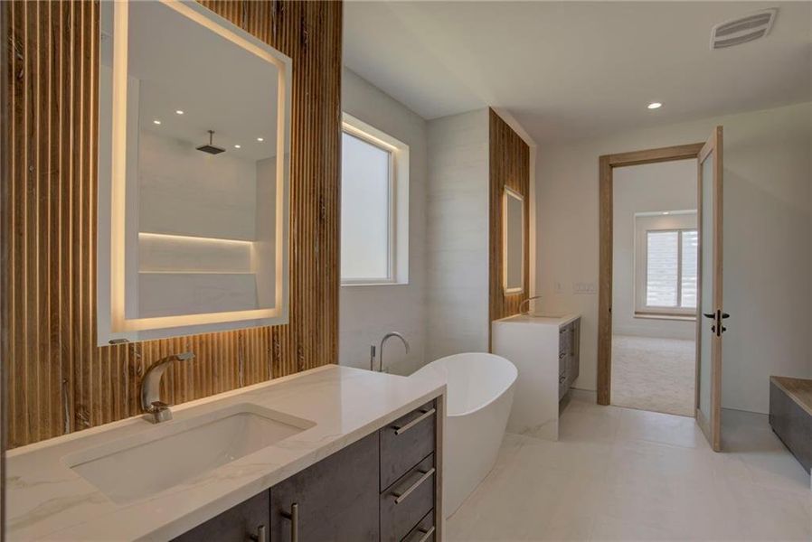 Furnished interior view inside a new home in , Sugar Hill (Image 51).