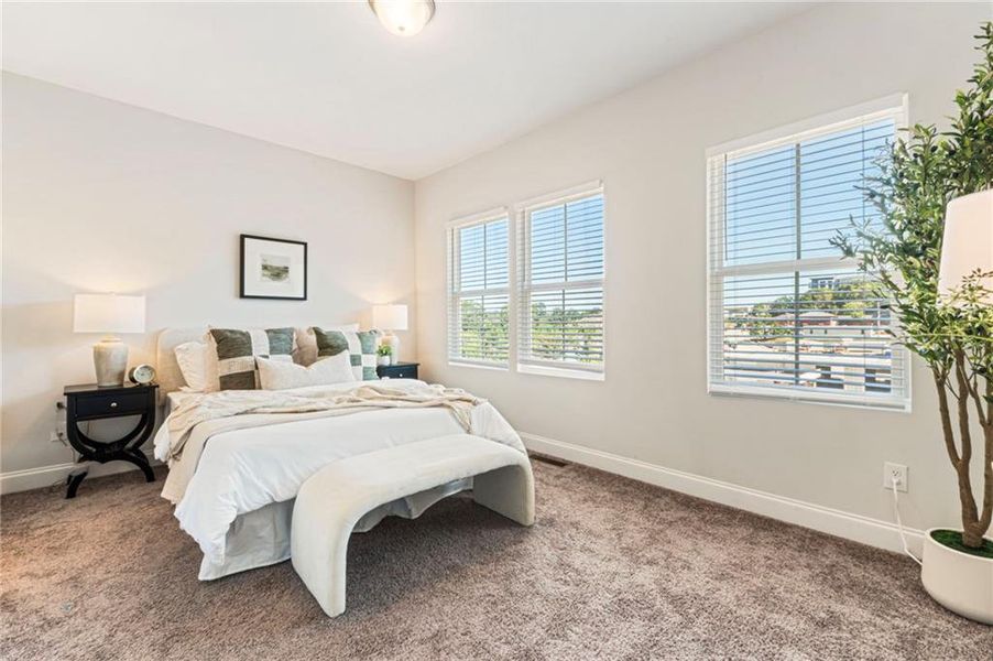 Furnished interior view inside a new home in , Atlanta (Image 15).
