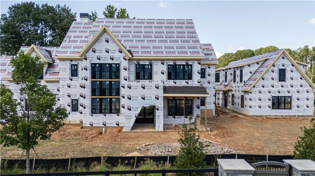 Front exterior of a new home in , Milton, GA, highlighting curb appeal (Image 13).