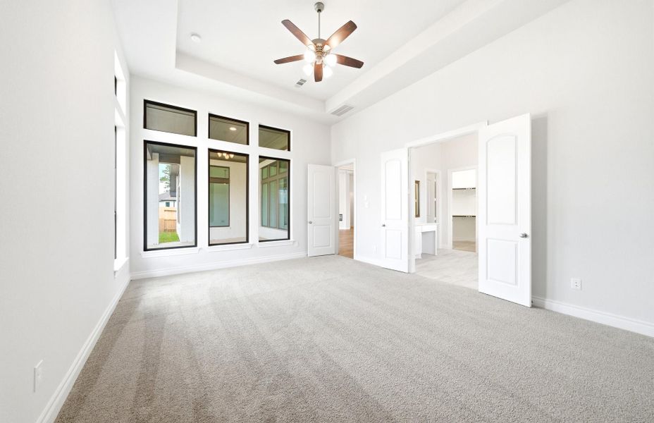 Spacious, unfurnished interior of a new home in Artavia 70′, Conroe (Image 36).