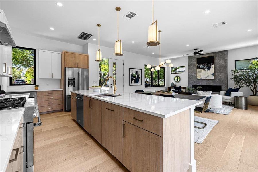 Furnished interior view inside a new home in , Austin (Image 34). Furnished interior view inside a new home in , Austin (Image 34).