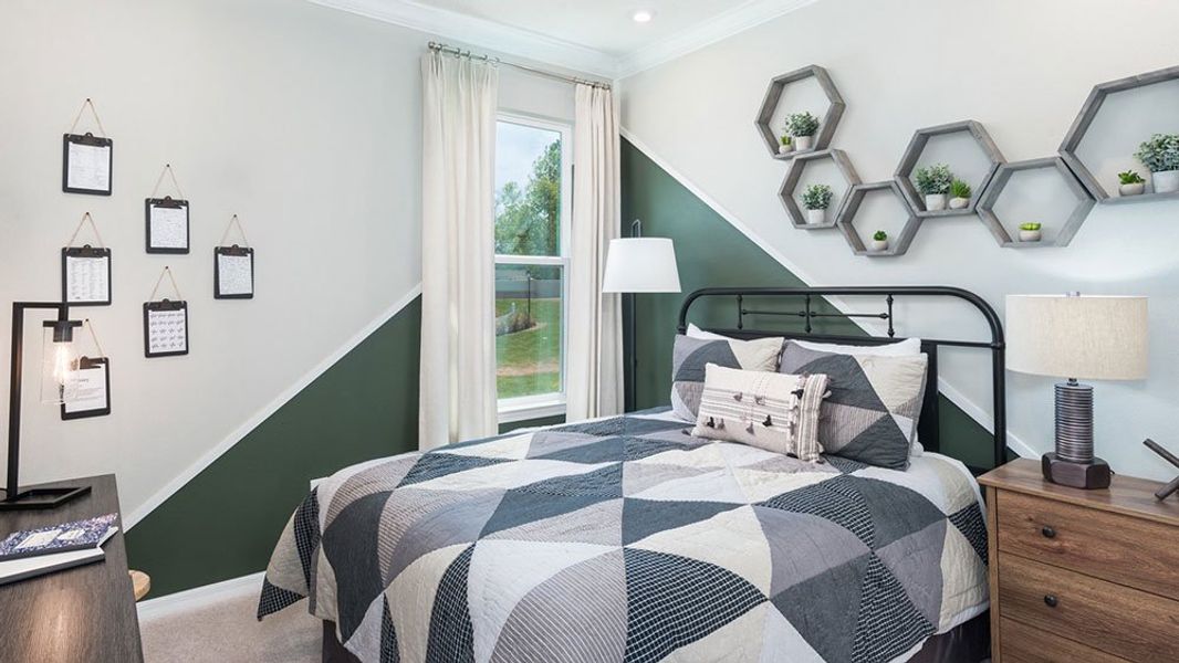 Representative furnished interior of a home built from the Saint Thomas by Taylor Morrison in Central Park, Port St. Lucie (Image 24).