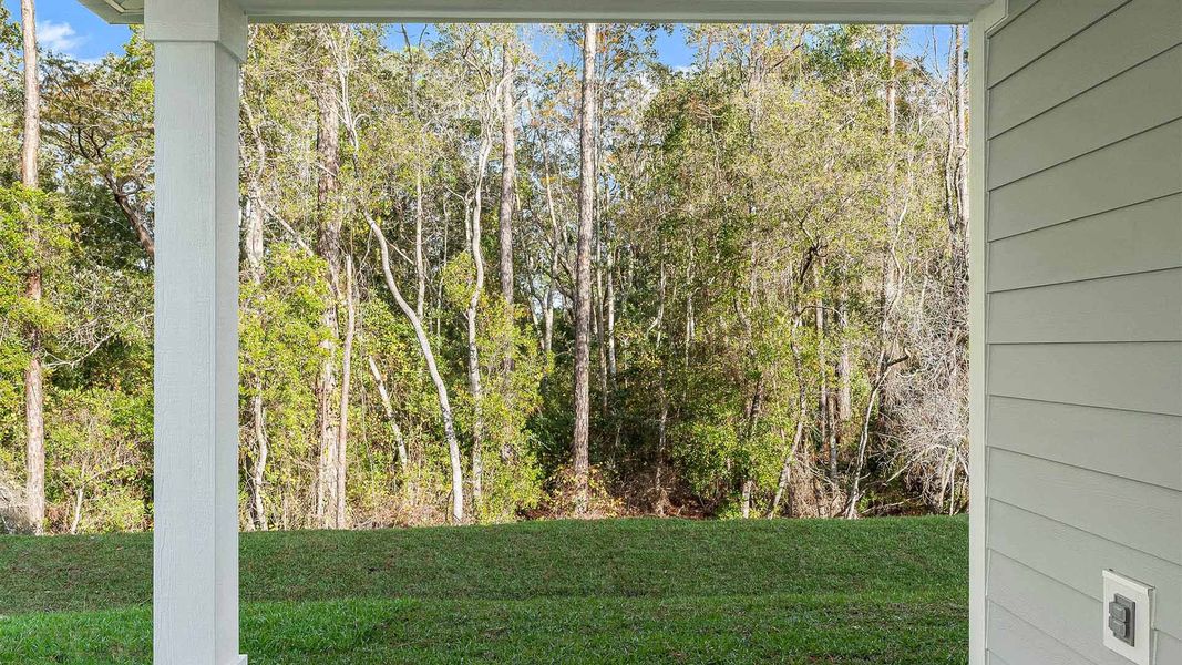Exterior details and patio area of a home in Pine Creek and Heron Walk, Port Saint Joe (Image 20). Exterior details and patio area of a home in Pine Creek and Heron Walk, Port Saint Joe (Image 20).