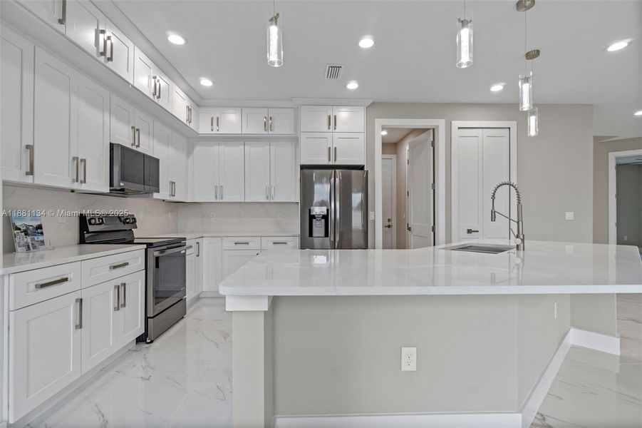 Furnished interior view inside a new home in , St. Cloud (Image 3).