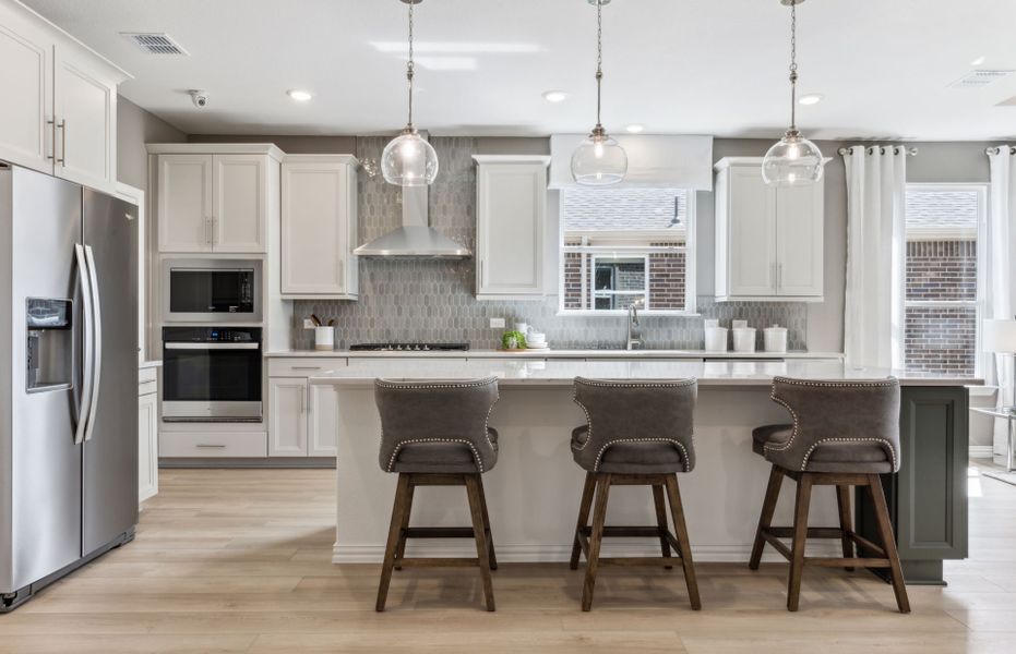 Furnished interior view inside a new home in Del Webb at Legacy Hills, Celina (Image 14). Furnished interior view inside a new home in Del Webb at Legacy Hills, Celina (Image 14).