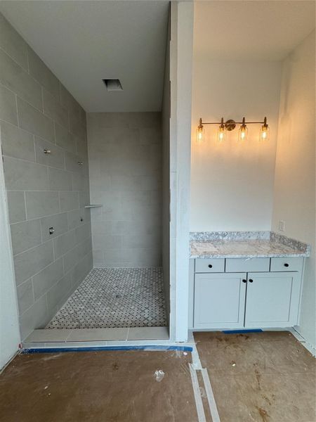 In-progress construction of a new home in Legacy Prairie at Katy Court 60', Katy, TX (Image 7).