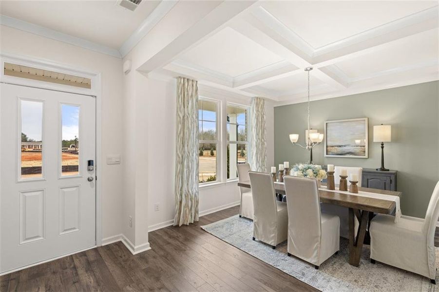 Furnished interior view inside a new home in Westland, Statham (Image 13).