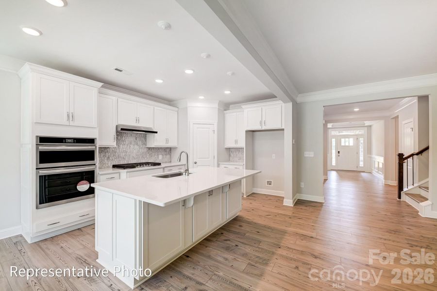 Furnished interior view inside a new home in Heritage - 55+ Community, Indian Trail (Image 4).