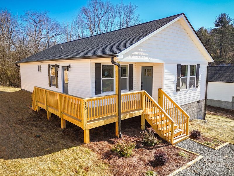 Exterior details and patio area of a home in , Canton (Image 23).
