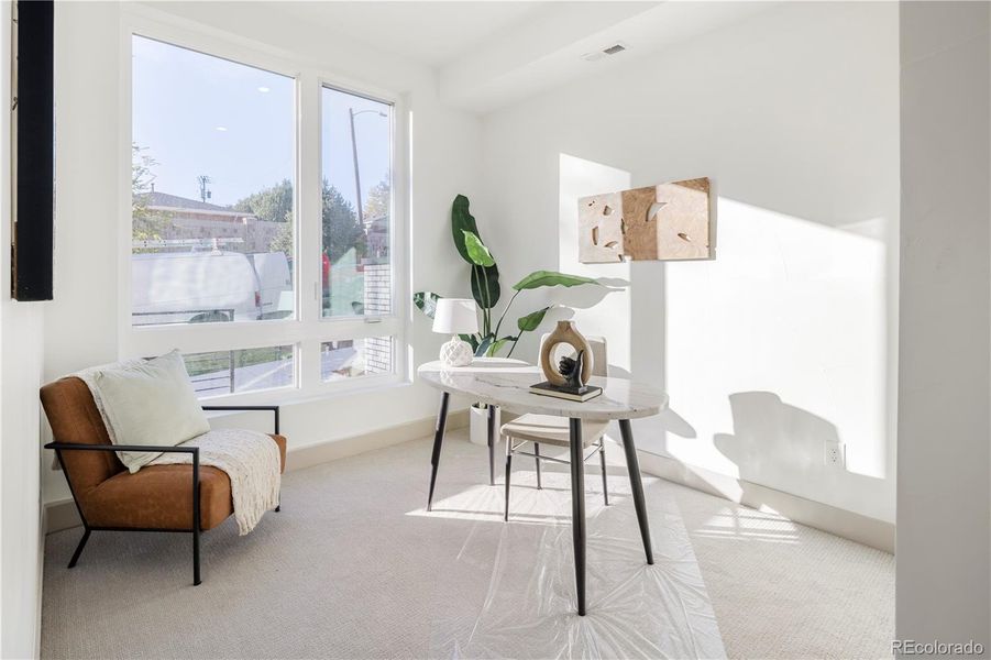 Furnished interior view inside a new home in , Denver (Image 20).