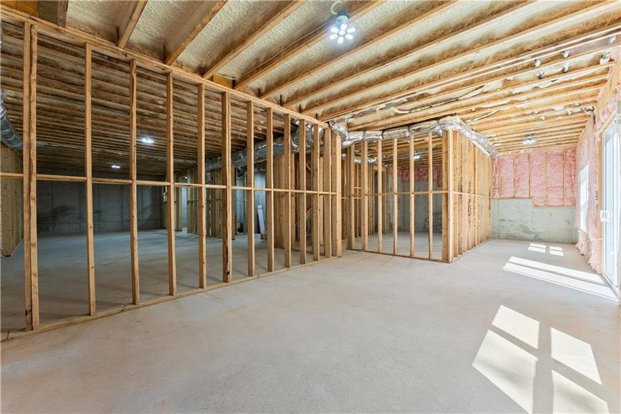 In-progress construction of a new home in , Baldwin, GA (Image 63).
