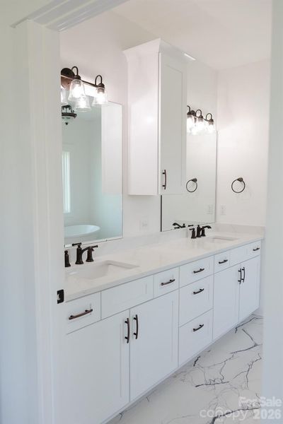 Furnished interior view inside a new home in , York (Image 9).