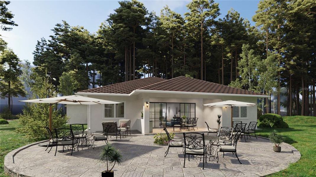 Exterior details and patio area of a home in , Port Charlotte (Image 4).