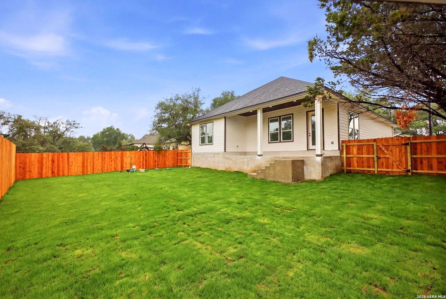 Exterior details and patio area of a home in , Spring Branch (Image 17).