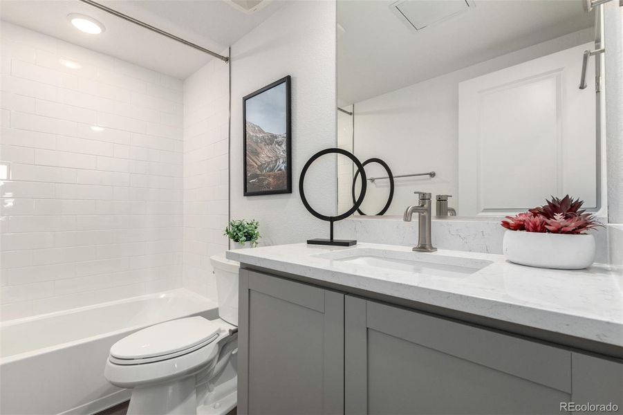Furnished interior view inside a new home in Gateway Commons, Denver (Image 17).