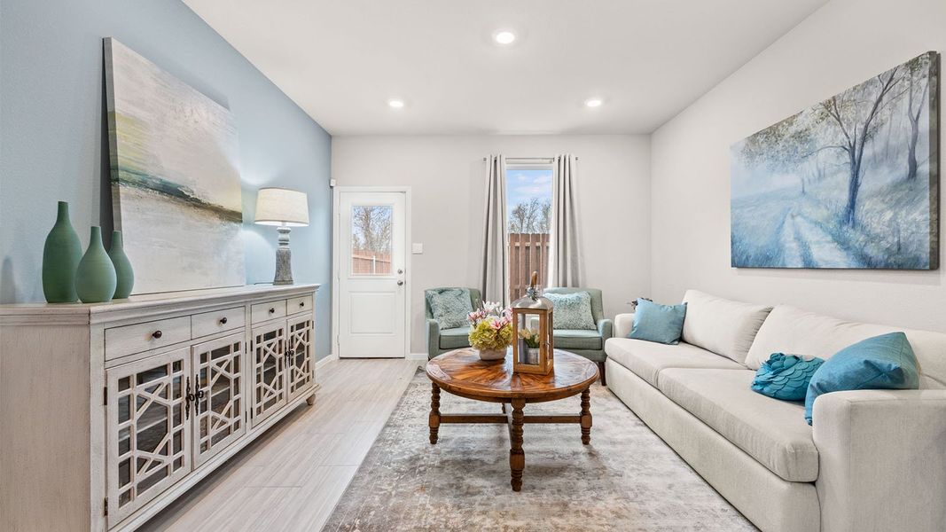 Furnished interior view inside a new home in Orchard Village, Fort Worth (Image 18).