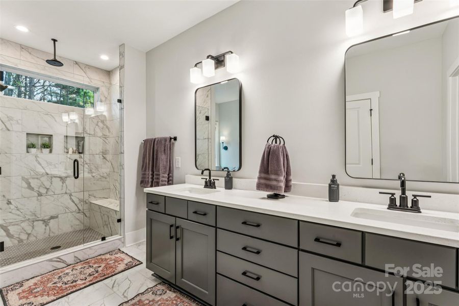 Furnished interior view inside a new home in , Indian Trail (Image 23). Furnished interior view inside a new home in , Indian Trail (Image 23).