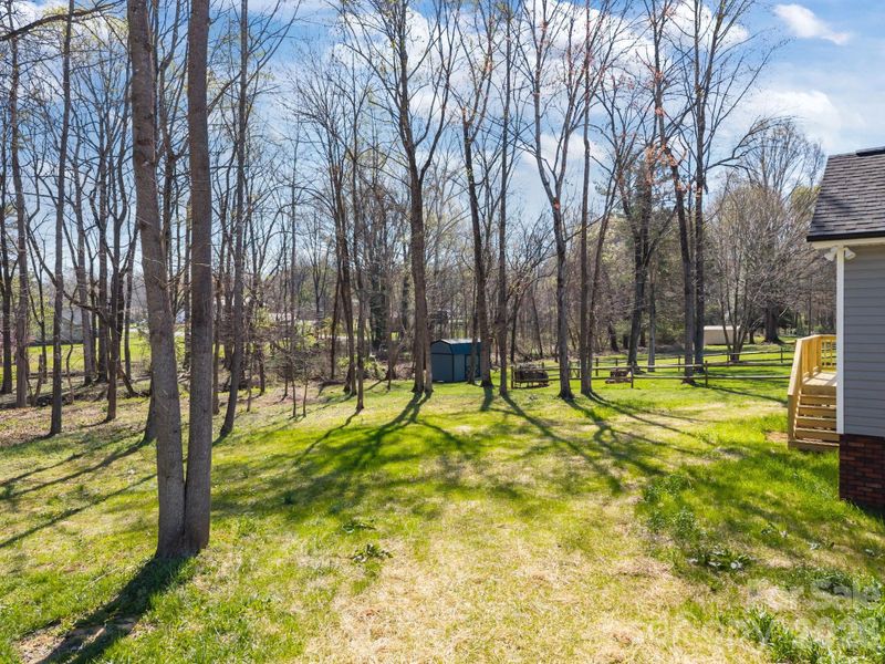 Exterior details and patio area of a home in , China Grove (Image 22).