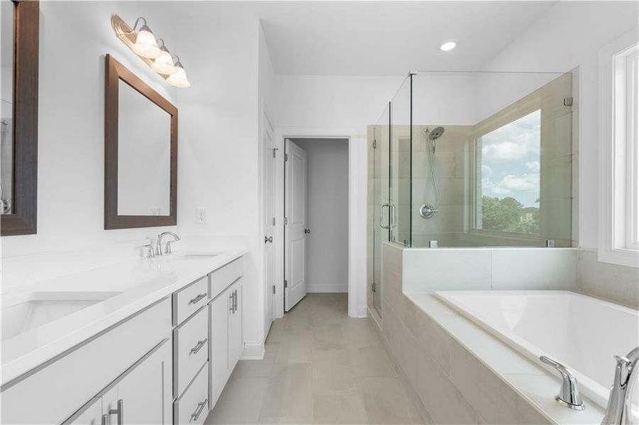 Furnished interior view inside a new home in Millcroft Townhomes, Buford (Image 9).